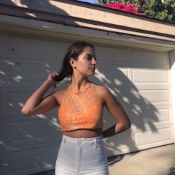 New Elise & Fred Orange Festival Top (small) - Picture 3 of 6